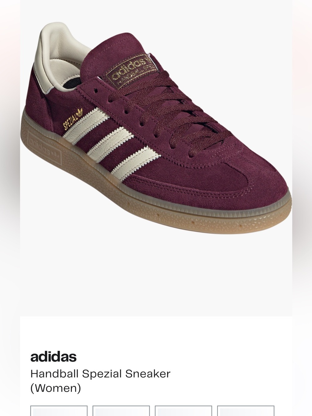 New With Tags Women’s Adidas Handball Spezial Sneakers - Picture 10 of 10